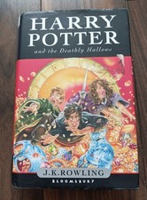 Harry Potter And The Deathly Hallows by J K Rowling First Edition 2007 (Damaged)