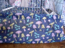 Bird cage cover seed catcher