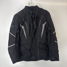 Triumph Black Textile Padded Motorcycle Jacket Men’s Size M