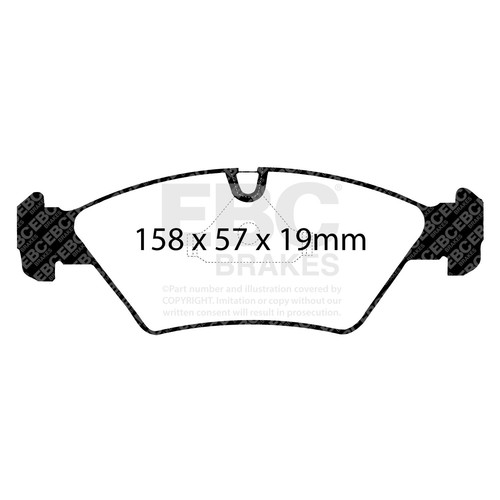 Ebc dp5414ndx brake - brake, pad