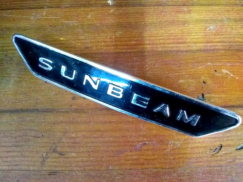 Sunbeam nos genuine badge - sunbeam,