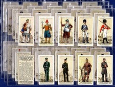 PLAYERS 1939 UNIFORMS OF THE TERRITORIAL ARMY CIGARETTE CARDS FULL SET OF 50