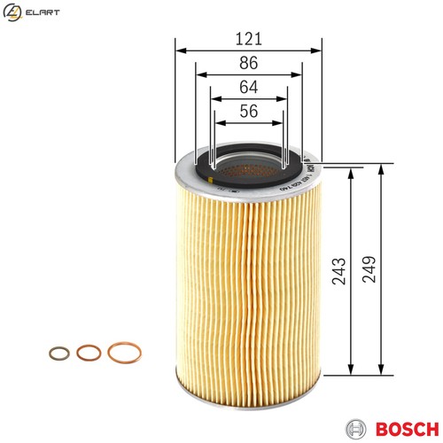 Oil filter 457 429 740 - filter, for