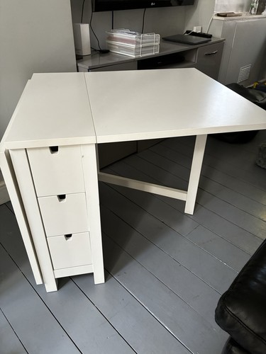 Ikea norden white gateleg - white,