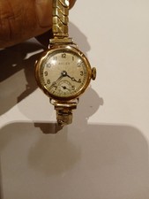 Rolex 9ct Vintage Gold Women's Watch