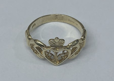 Hallmarked 9ct Gold Claddagh Ring
