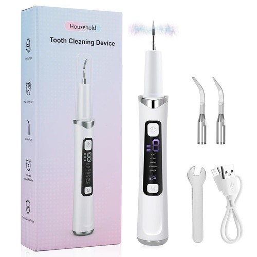 Ultrasonic tooth cleaner - tooth,
