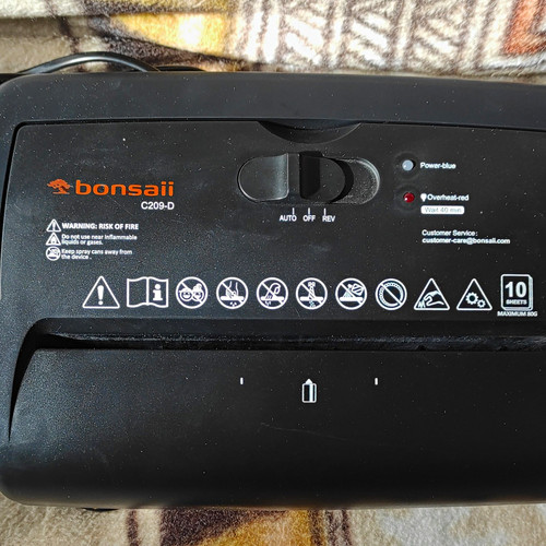 Bonsaii c209 paper - bonsaii, shredder