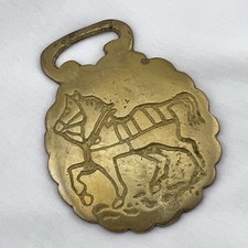 Brass Horse Medallion Vintage
