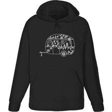 'Floral Caravan' Adult Hoodie
