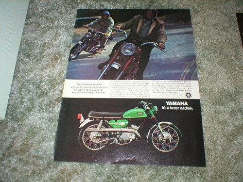 1970 yamaha street - model, cycle