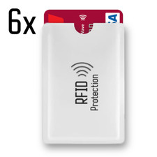 6x RFID Blocking Sleeves for