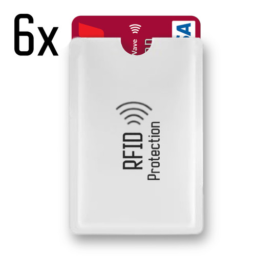 Rfid blocking sleeves for - 6x,