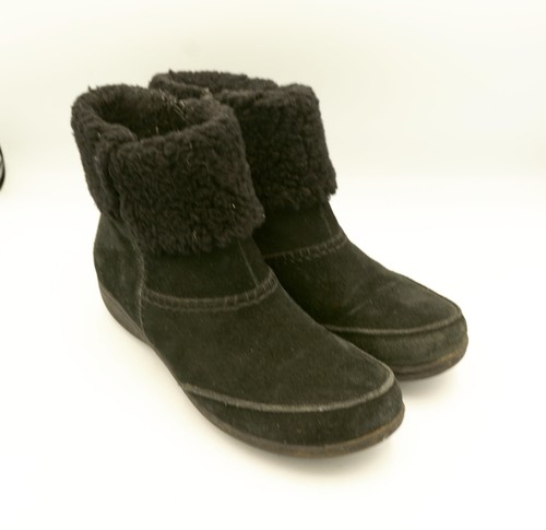 Clarks black suede - clarks,