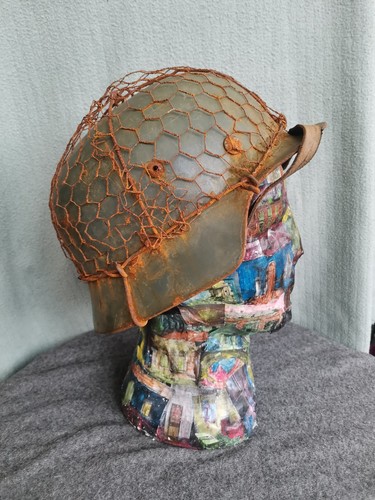 Ww2 german helmet m35 wire - helmet,