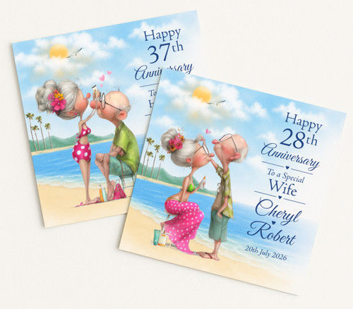 Pensioners elderly couple sea - pensioners,