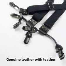 30mm Men's Pure Black Braces