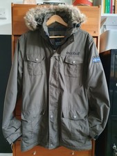 COBOLT Swedish parka padded coat *men's size M* hood with fur trim