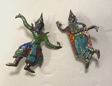Pair Siam Sterling Silver
