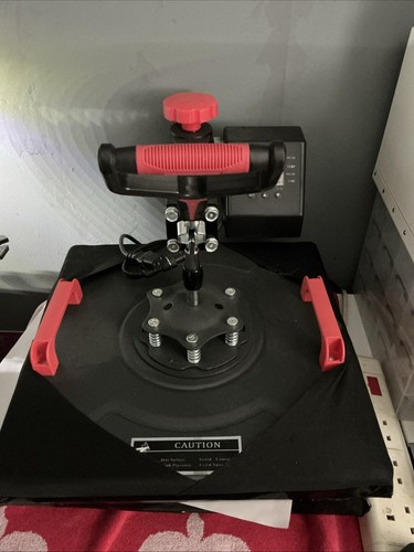 Heat press used - heat, twice