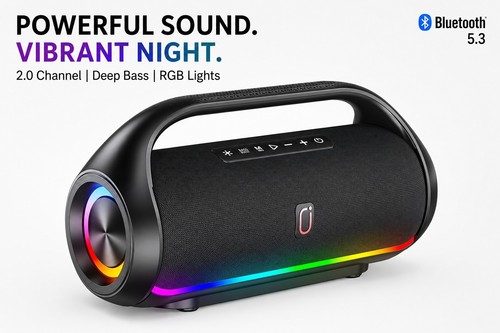 Portable bluetooth speaker rgb - portable,
