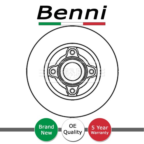 Brake disc rear benni fits - disc,