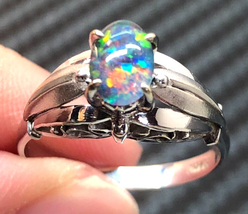 K14 white gold - white, black