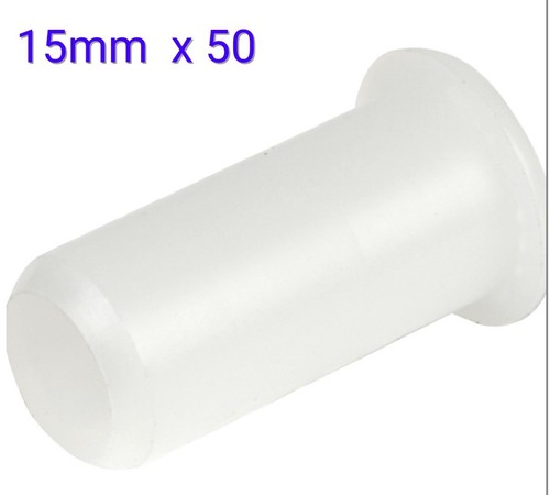 15mm pushfit pipe inserts - 50,