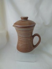 Studio Pottery, Hand Made, Tregurnow Pottery, Lidded Jug