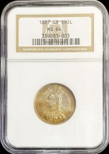 1887 SILVER GREAT BRITAIN 1