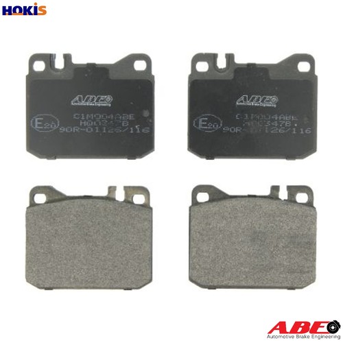 Brake pad set disc - pad,
