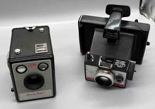 Vintage cameras kodak brownie - vintage,