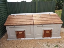 Concrete double coal bunker - concrete,