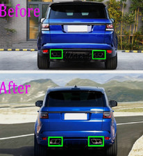 2x Stainless Rear Exhaust Tail