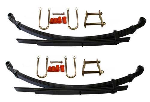 Pair rear leaf springs kits - of, springs+kits