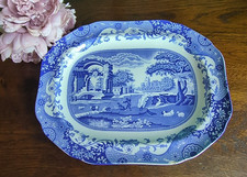 VINTAGE BLUE ITALIAN SERVING