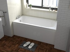 1500x700mm White Round