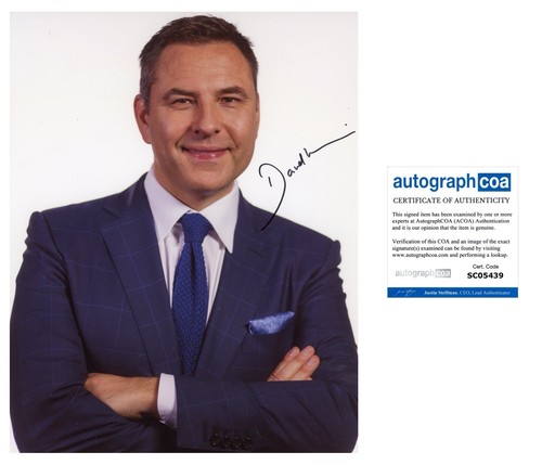 David walliams autograph - david,