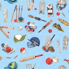 100% Cotton Fabric Nutex Cricket Equipment FAT QUARTER`S