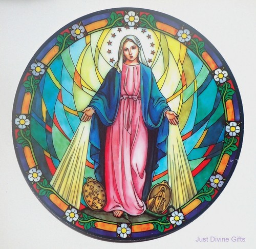 Miraculous mary suncatcher - miraculous,