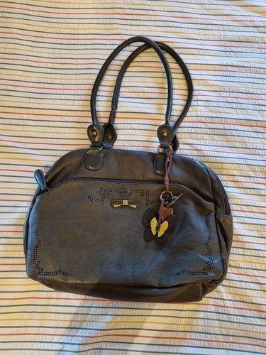 Nica dark grey - grey, faux