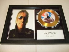 PAUL WELLER  SIGNED  DISC