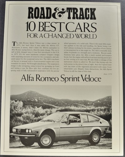 1978 alfa romeo road test - alfa,