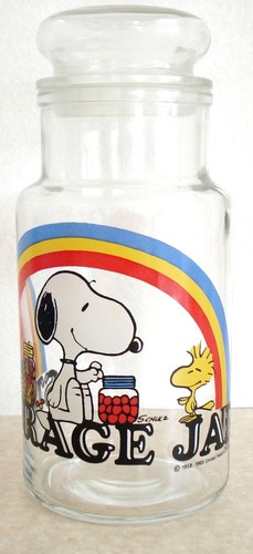 Vintage glass snoopy kitchen - glass,