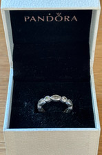 Pandora Alluring Brilliant Silver Ring with Cubic Zirconia (Size J)