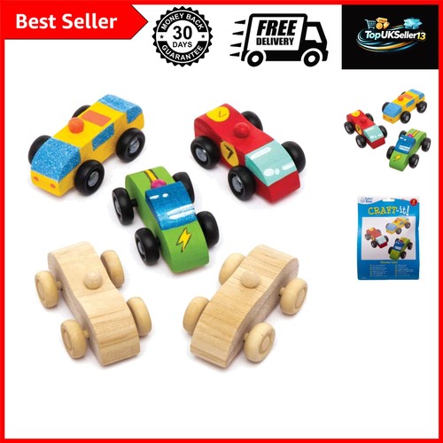 Mini wooden cars pack 5 - mini,