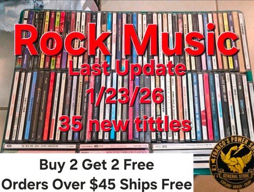 Rock music cds - rock, lot