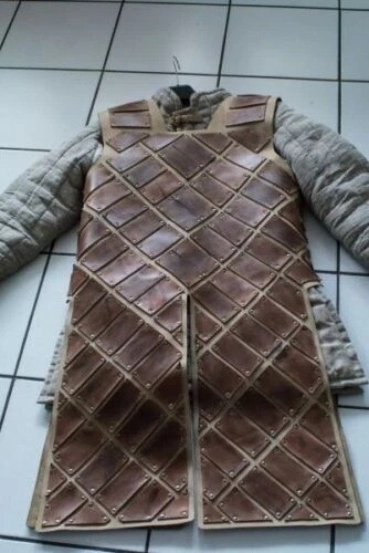 Leather chest armor medieval - chest,