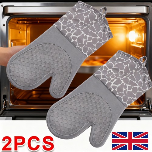 Silicone oven gloves set - silicone,