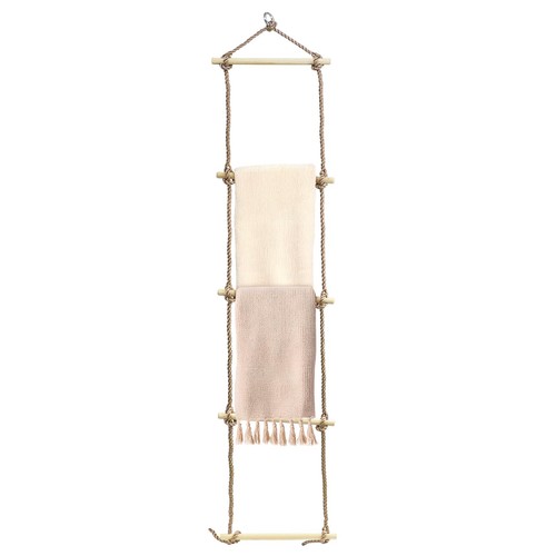 Hanging rope ladder with - ladder, 5